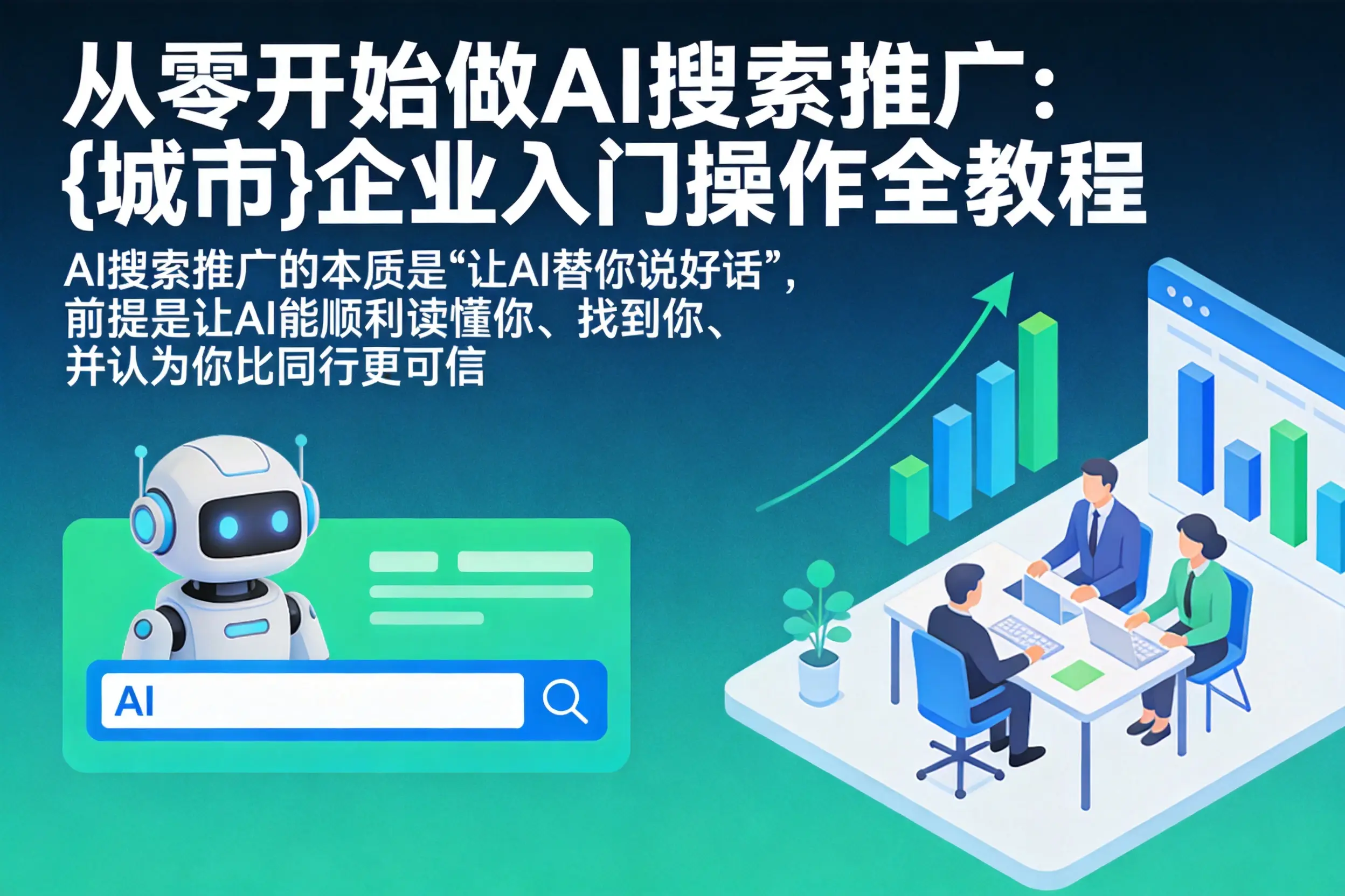 从零开始做AI搜索推广：阿拉尔企业入门操作全教程