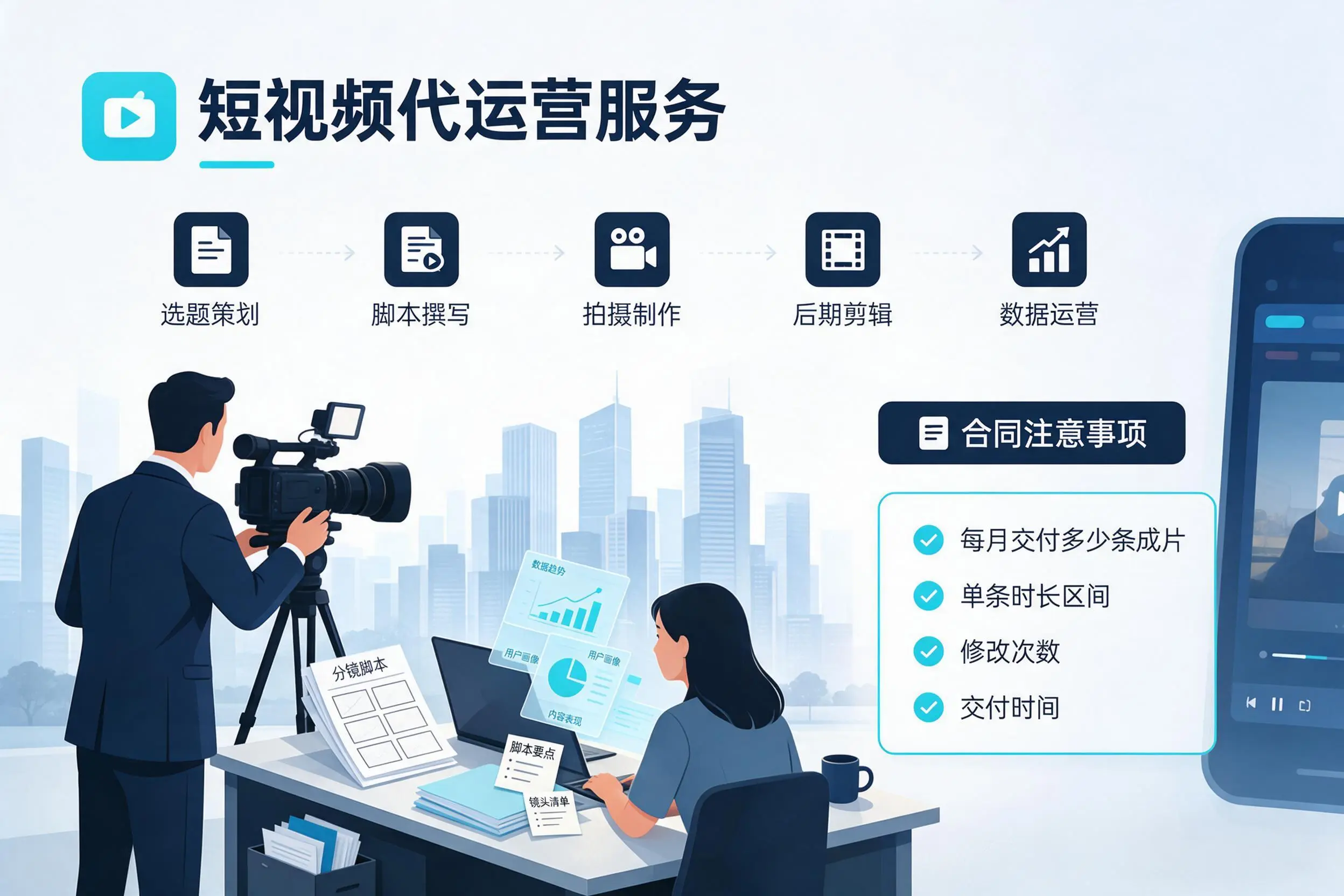短视频代运营包含哪些服务？阿拉尔企业常见问题科普