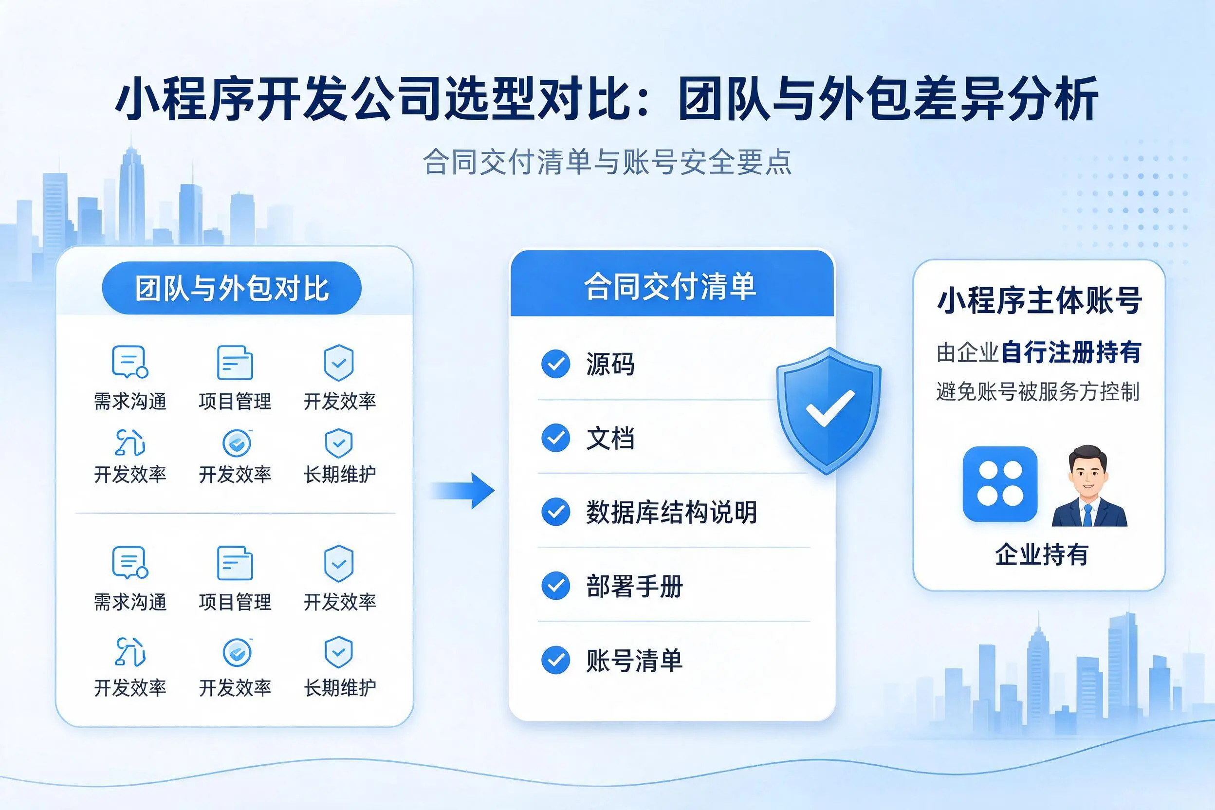 阿拉尔小程序开发公司选型对比：团队与外包差异分析